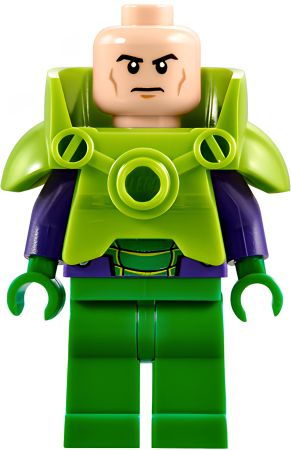 Минифигурка Lego Lex Luthor - Battle Armor, Green Legs sh0292 N